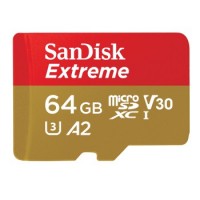 SanDisk microSDXC Extreme 64 GB (R170 MB/s) + Adapter + 1 Jahr RescuePRO Deluxe