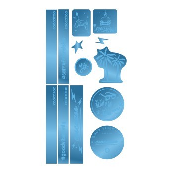 coocazoo Reflektierendes Sticker-Set Blue