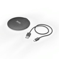 Hama Kabelloses Ladegerät FC10 Metal, Schwarz