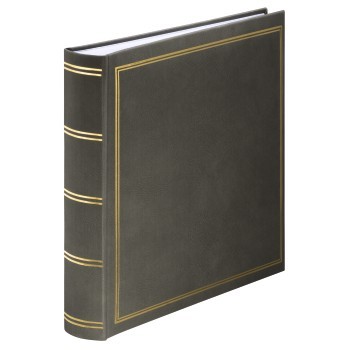 Hama Jumbo-Album London, 30x30 cm, 80 weiße Seiten, Grau