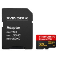 SanDisk microSDHC Extreme PRO 32GB (UHS-I, R100MB/s / W90MB/s, 5K, 4K UHD)+ Ad