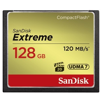SanDisk CF Extreme 128GB, 120MB/s Lesen, 85MB/s Schreiben