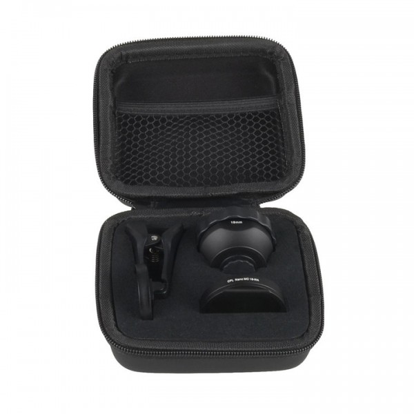 SIRUI 18-WA2+18-WA2-CPL Smartphone Weitwinkelobjektiv 18mm mit Polfilter und Clip