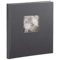 Hama Buch-Album Fine Art, 29x32 cm, 50 weiße Seiten, Grau