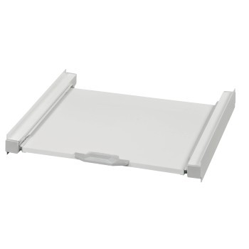 Xavax Zwischenbaurahmen für Waschmaschine und Trockner, mit Auszug als Ablage