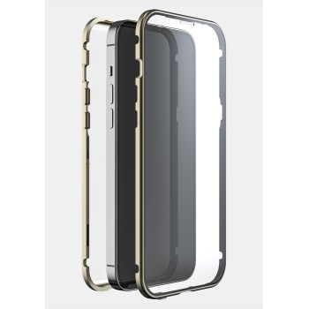 White Diamonds Cover 360° Glass für Apple iPhone 14 Pro Max, Rose Gold