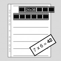 Kaiser Negativhüllen Acetat 135 (24x36mm), 100 Blatt