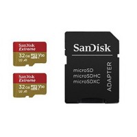 SanDisk Micro SDHC Speicherkarte Extreme, 32 GB, 100 MB/s, 2 Stück