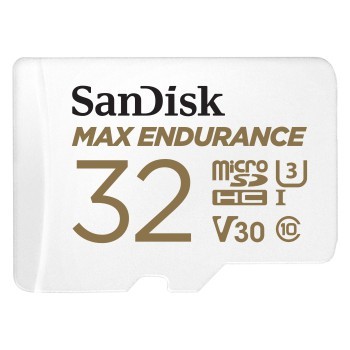 SanDisk microSDHC Max Endurance 32GB (V30/U3/Cl.10/R100/W40) + SD-Adapter