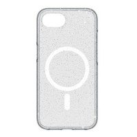 White Diamonds Cover Mag Glitter Case für Apple iPhone 16e/17e, Transparent