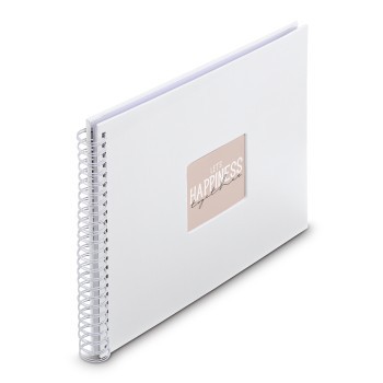 Hama Spiral-Album Fine Art, 36x32 cm, 50 weiße Seiten, Weiß