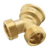 Xavax Y-Verteiler für Zulaufschläuche, für Ø 3/4 Zoll (26,9 mm)