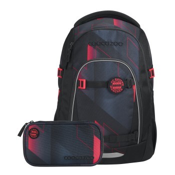 coocazoo Rucksack-Set MATE FC Bayern, Stern des Südens, 2-tlg.
