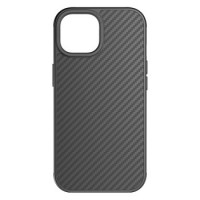 Black Rock Cover Robust Carbon für Apple iPhone 15, Schwarz