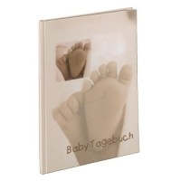 Hama Babytagebuch Baby Feel, 20,5x28 cm, 44 illustrierte Seiten
