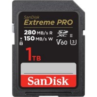 SanDisk SDXC Extreme PRO 1 TB (V60/UHS-II/U3/R280-/W150 MB/s)