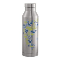 MIZU Isolierte Edelstahl-Trinkflasche Blue & Yellow