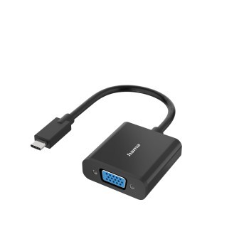 Hama Video-Adapter, USB-C-Stecker - VGA-Buchse, Full-HD 1080p