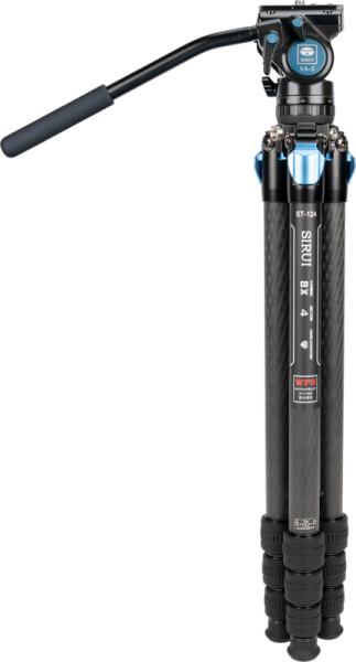 Sirui ST-124+VA-5 Dreibeinstativ mit Videokopf Carbon