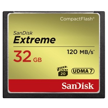 SanDisk CF Extreme 32GB, 120MB/s Lesen, 85MB/s Schreiben