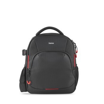 Hama Kamera-Rucksack Ohio, 150, Schwarz/Rot