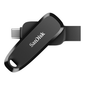 SanDisk Phone Drive 256GB, USB-C/USB-A, 3.2 Gen 1, 100MB/s, Schwarz