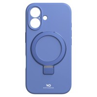White Diamonds Cover Mag Urban Stand Case für Apple iPhone 16, Blau
