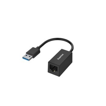Hama Netzwerk-Adapter, USB-Stecker - LAN/Ethernet-Buchse, Gigabit Ethernet