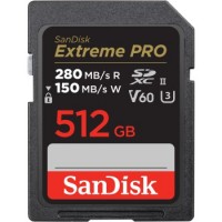 SanDisk SDXC Extreme PRO 512 GB (V60/UHS-II/U3/R280-/W150MB/s)